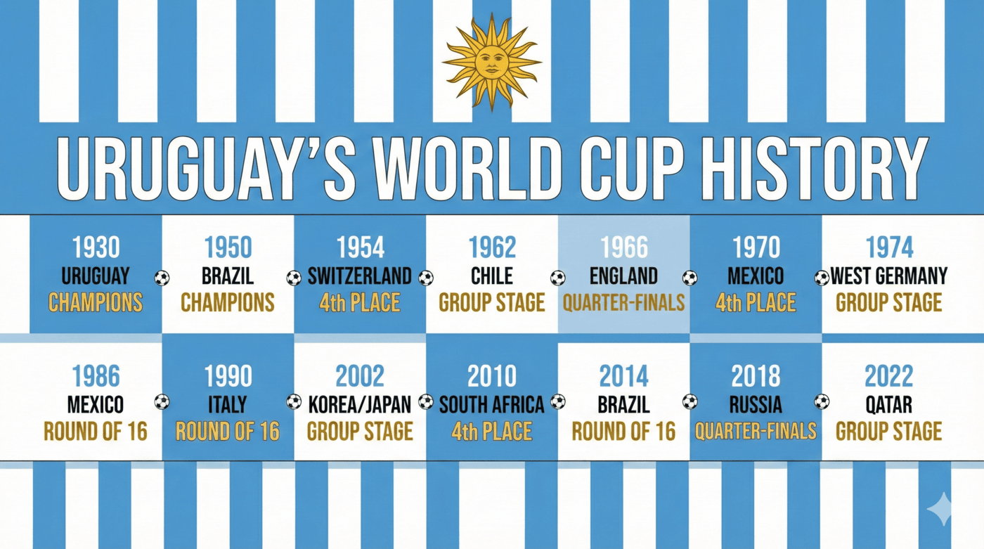 Uruguay, Klinge im Wind und Faust im Spiel